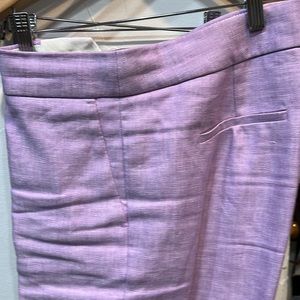 Ankle length lilac pants